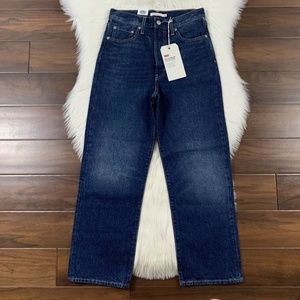 Levi's Ground Swell Ribcage Straight Ankle Jeans
